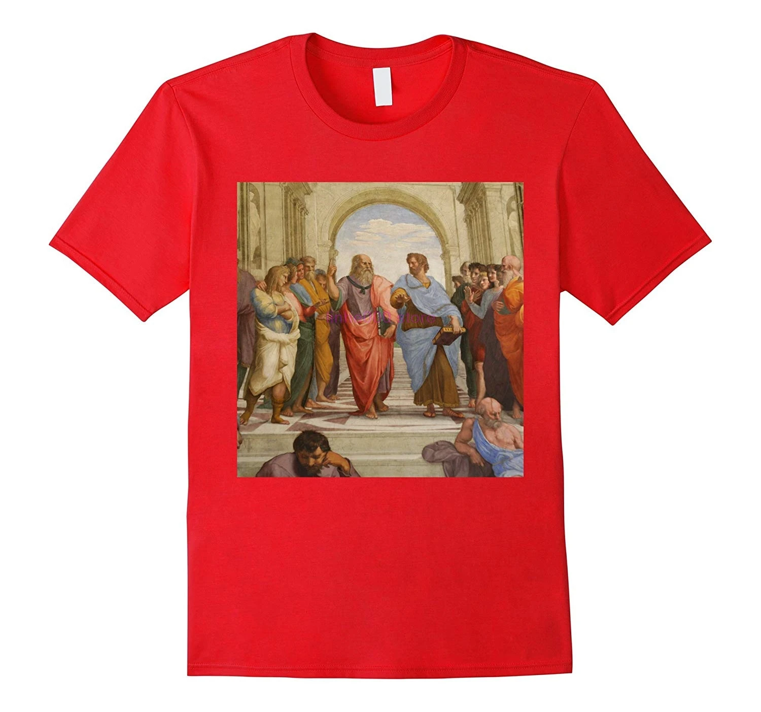 

Футболка GILDAN мужская с принтом плато и аристост, школа Афин от Рафаэля