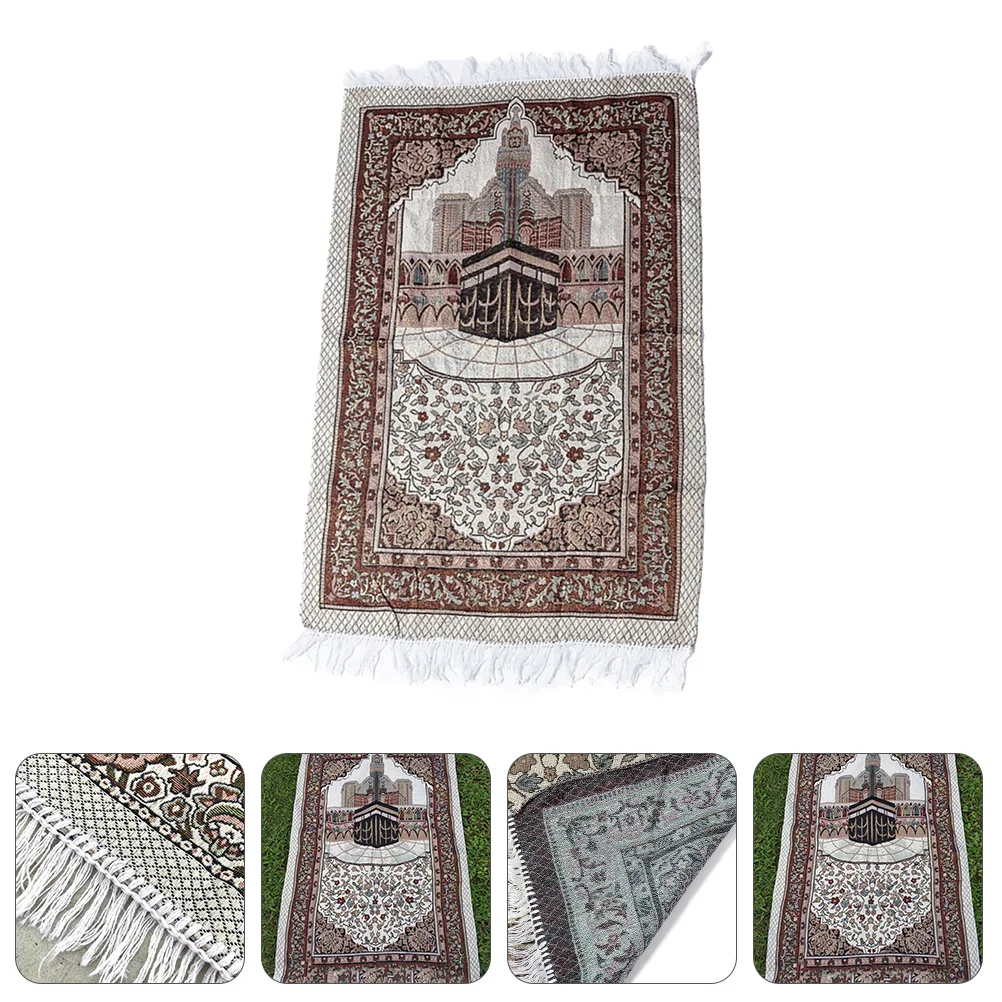 

Childrens Rug Cotton Carpet Turkish Gifts Islamic Praying Mat Floral Area Rug Travel Prayer Rug Rosary Muslim Prayer Blanket