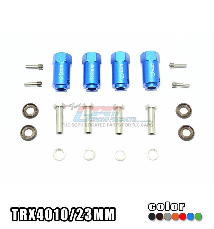 

For Trax Trx-4 82056-4 Aluminum Alloy Widening Hexagonal Adapter 23mm Thickening