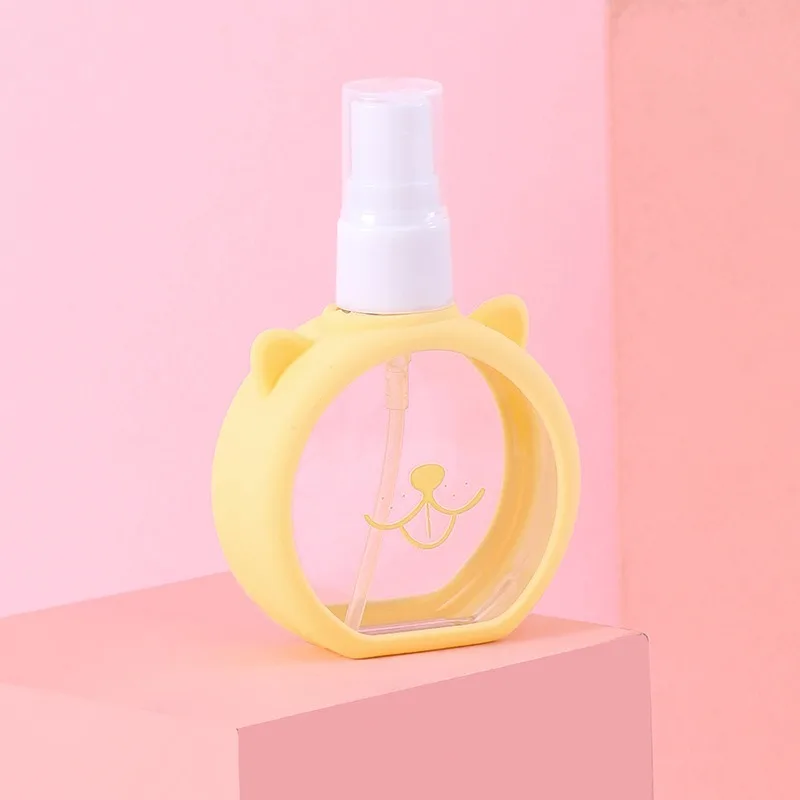 1 шт. мультяшный силиконовый распылитель дорожный портативный пресс прозрачный