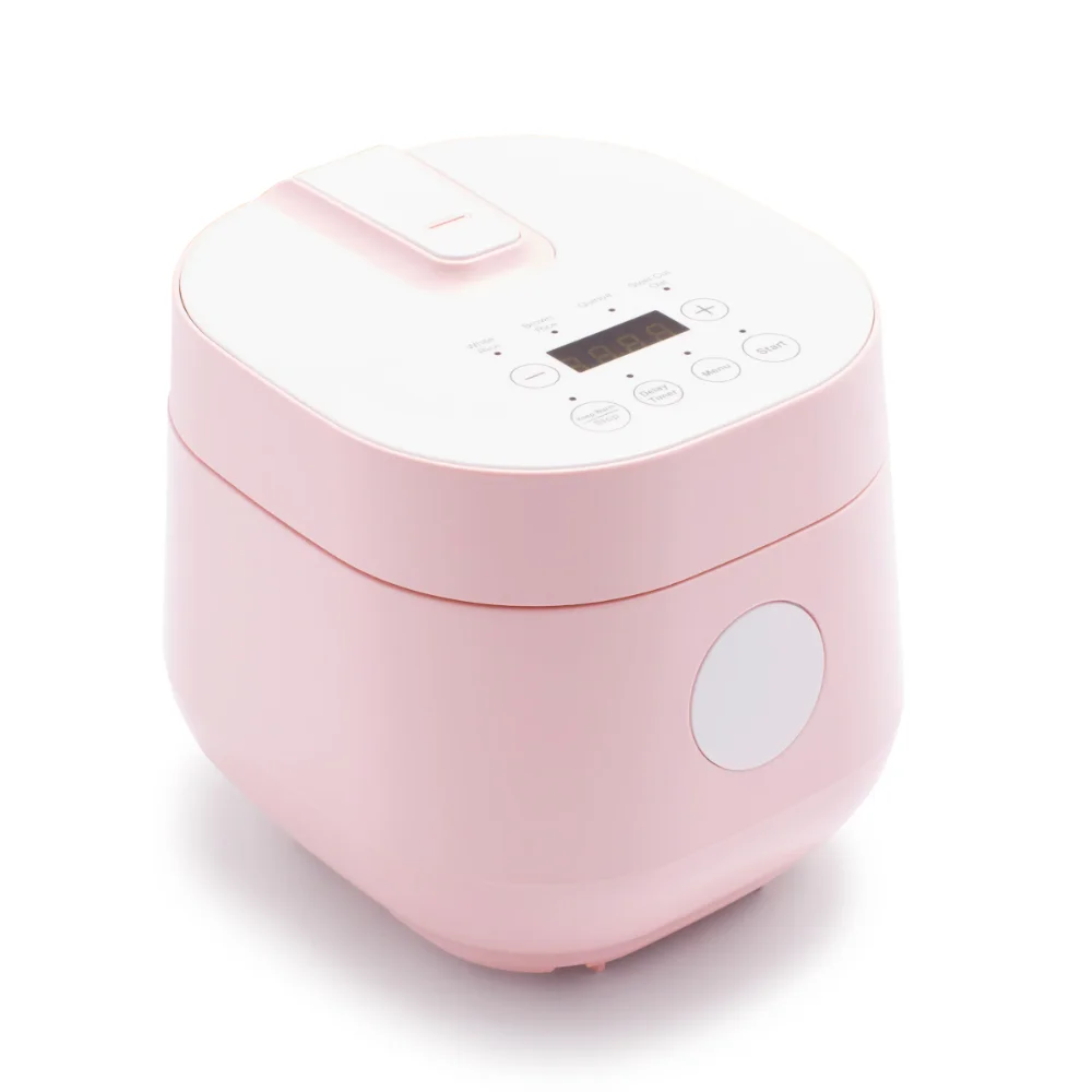 

GreenLife Rice and Bean Cooker 4 Cups Pink Electric Cooker Steamer Cooker Electric Pressure Cookers Ceramic Non-stick Coating