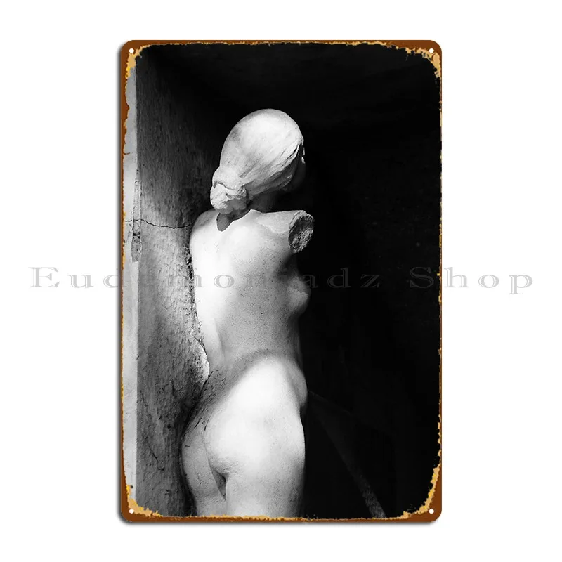 Металлический фотографический плакат с дизайном паба дома клуба Paris Lachaise