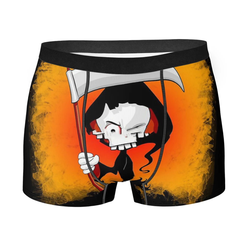 

Grim Reaper Creepy Men Boxer Briefs Underwear Blade & Soul Fantasy Multiplayer Role-playing Game Highly Breathable Top Quality
