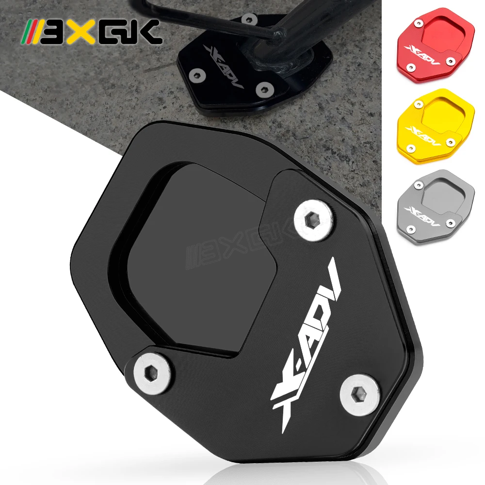 

For HONDA X-ADV XADV 750 X ADV 2021 2022 Motorcycle Accessories Foot Side Stand Pad Plate Kickstand Enlarger Support Extension