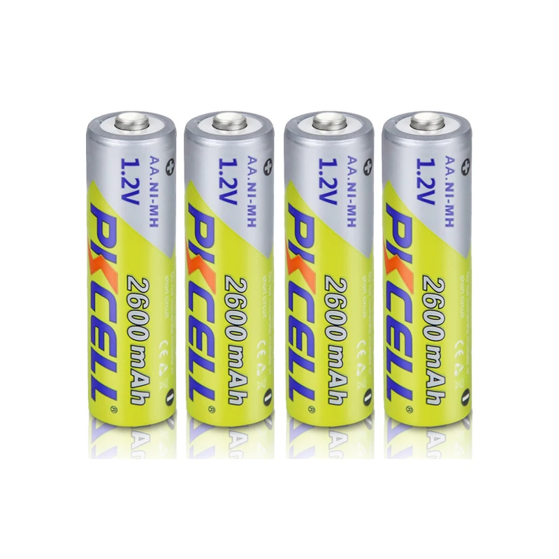 8 шт. аккумуляторные батарейки PKCELL AA 2600 мАч 1 2 в А +2PC battery box |