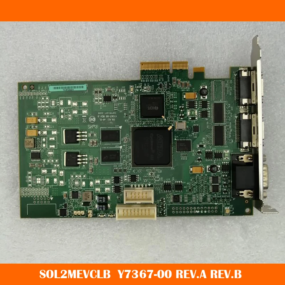 

High Quality Work Fine SOL2MEVCLB Y7367-00 REV.A REV.B For MATROX SOLIOS eV-CL Capture Card Frame Grabber Fast Ship