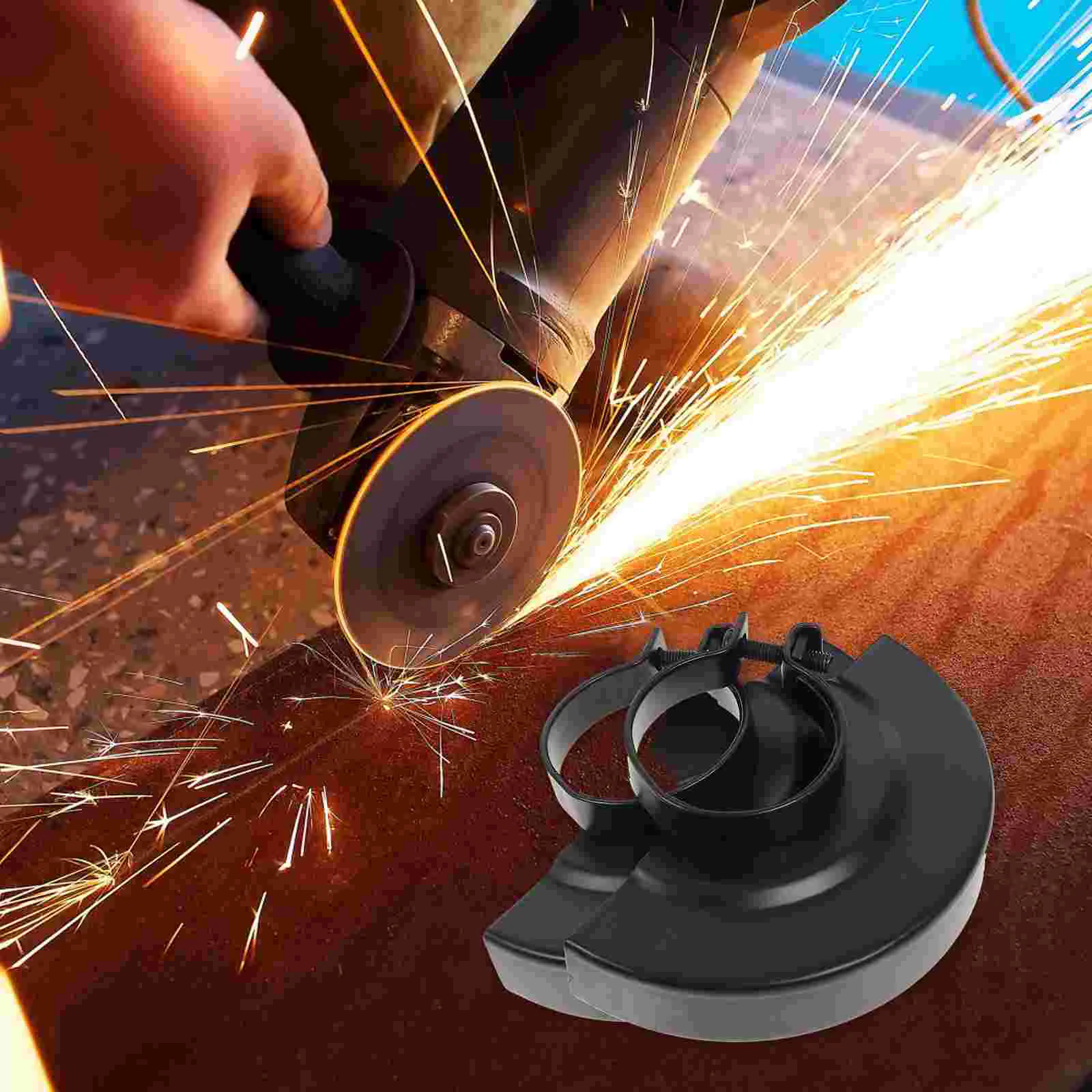 

2 Pcs Dust Cover Safety Guard Electric Angle Grinder Dedicated Protective Tungsten Steel Wheel Shield