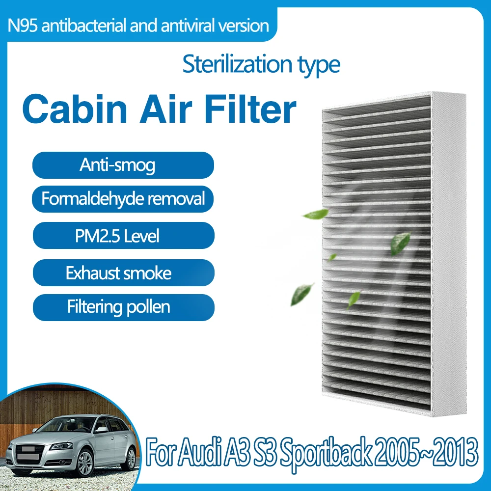 Для Audi A3 S3 Sportback 2005 ~ 2013 2006 2007 1K 1819653 Автомобильные аксессуары Встроенный салонный