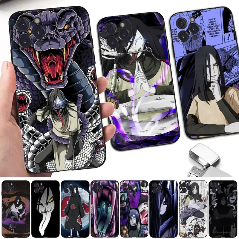 

BANDAI Orochimaru Phone Case for iPhone 11 12 13 mini pro XS MAX 8 7 6 6S Plus X 5S SE 2020 XR cover