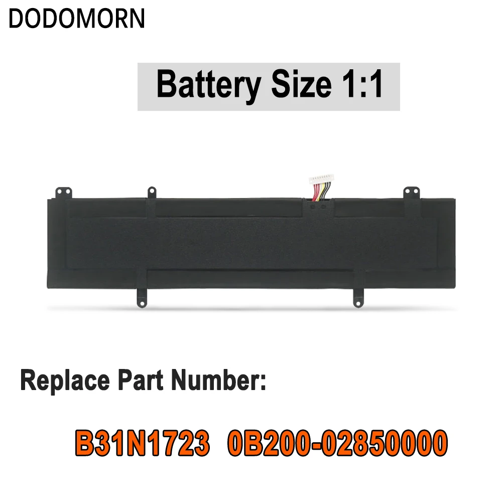 DODOMORN 100% новый аккумулятор B31N1723 для ASUS K570UD K570ZD R570UD R570ZD X570UD X570ZD X570DD F570UD F570DD F570ZD FX570ZD