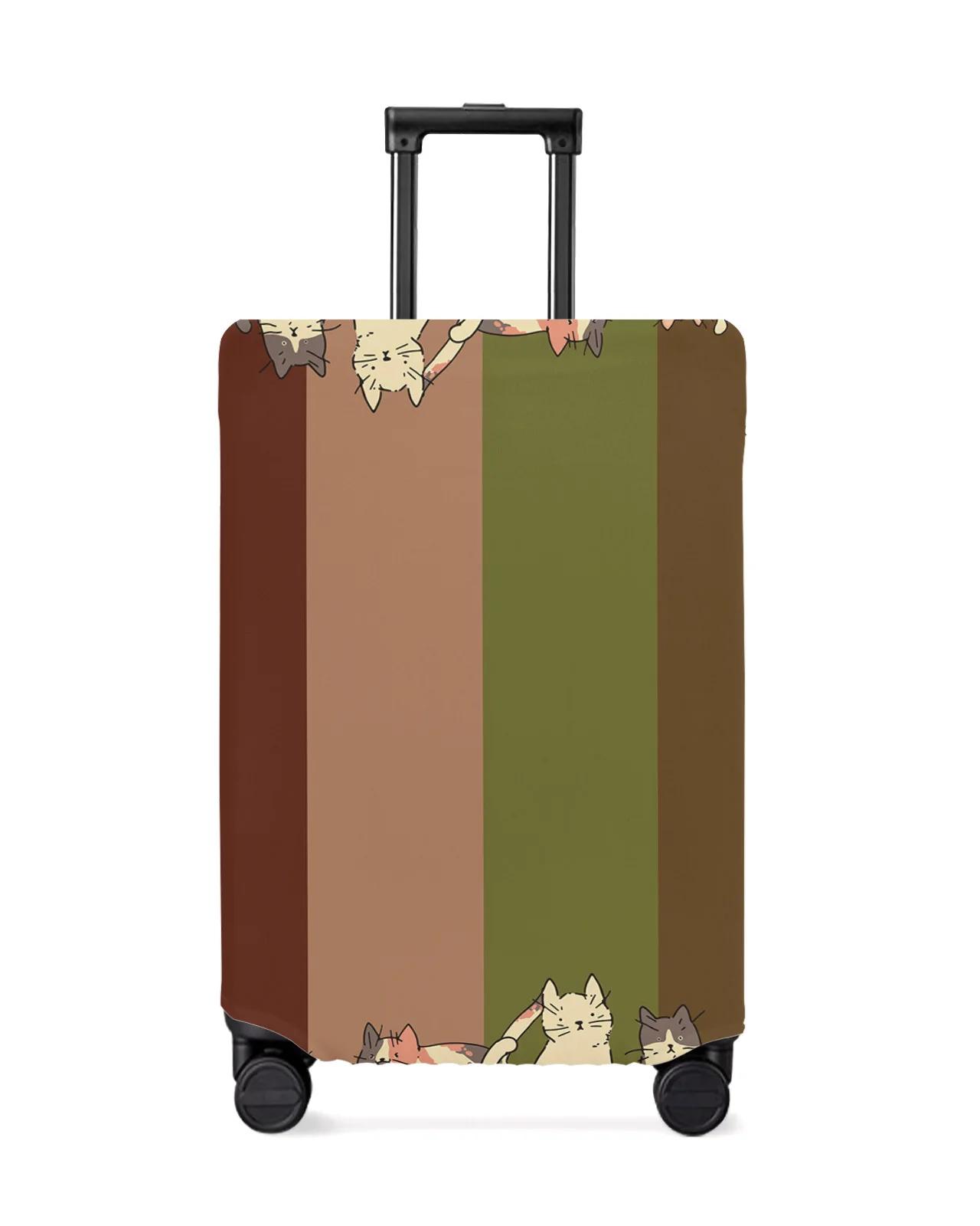 

Cat Striped Travel Luggage Cover Elastic Baggage Cover Suitable For 18-32 Inch Suitcase Case Dust Cover Travel Accessories