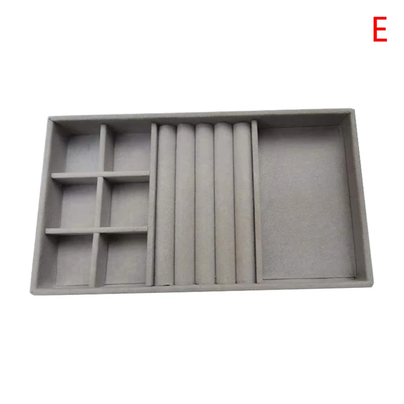 Деревянный бархатный поднос для ювелирных изделий