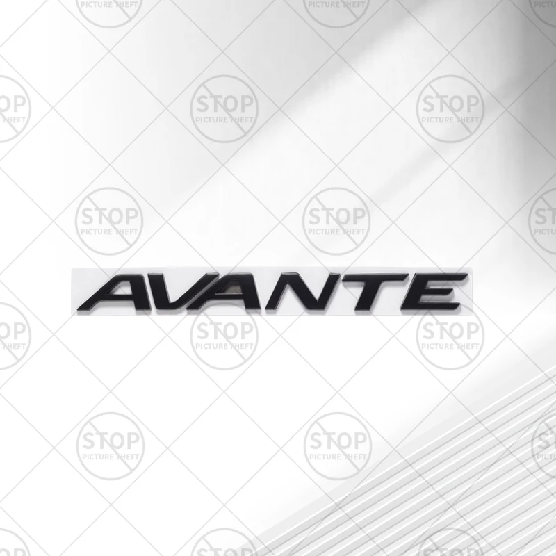 

Автомобильная наклейка для AVANTE с надписью логотипа, 3D наклейка, решетка радиатора, украшение корпуса, значок, задний багажник, фотоаксессуары