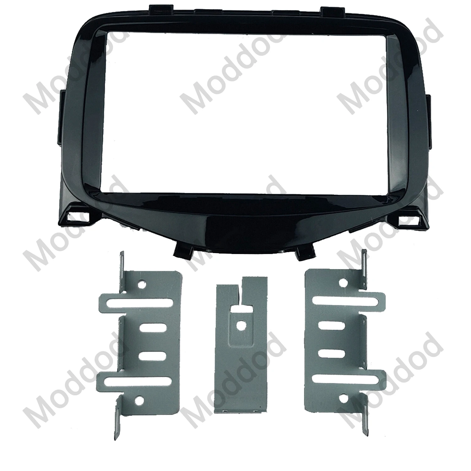 Рамка для автомобильного радио подходит CITROEN C1 TOYOTA Aygo PEUGEOT 108 2014 + двойная Din