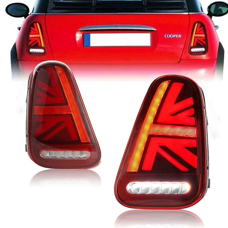 

Car LED Tail Lights For BMW Mini Cooper R50 R52 R53 Rear Fog Lamp Brake Reverse Sequential Turn Signal Back Indicator Light