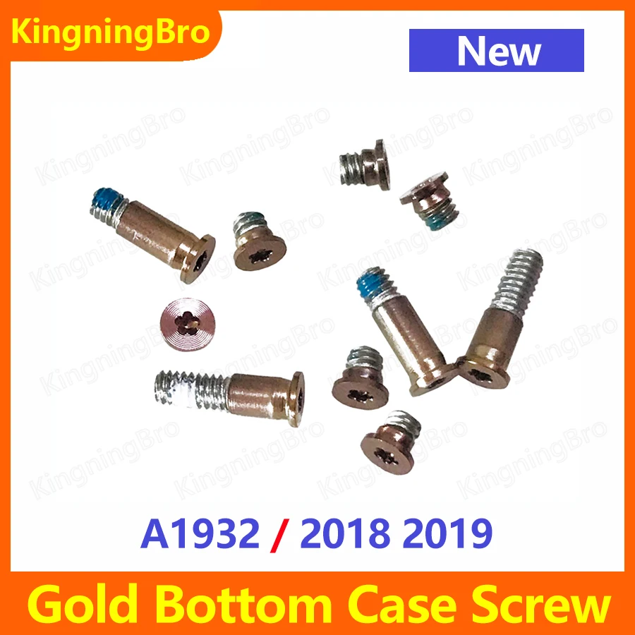 

New Gold Bottom Case Screw Set For Macbook Air Retina 13" A1932 2018 2019 Years