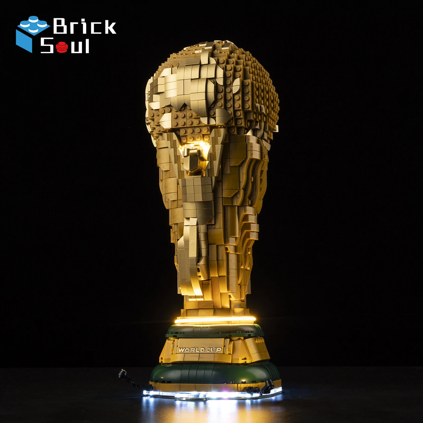 Фото Комплект светодиодных фонарей BrickSoul, подходящий для LEGO 43020 Editions FIFA World Cup Official Trophy, простая установка, скрытая проводка №4