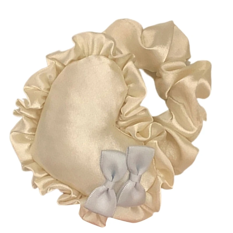 Женская эластичная резинка для волос в форме сердца/бантом веревка не повредит