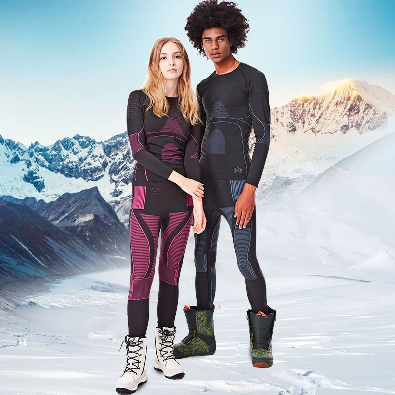 

Ski underwear set for men and women's warm, breathable, quick drying, sweat-wicking outdoor sports underwear set