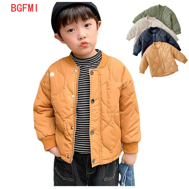 

Children's Thick Winter Baby Girls Boys Warm Coat Kid Casual Autumn Outfit Clothes Home clothes Zipper Threaded Cuffs Neckline