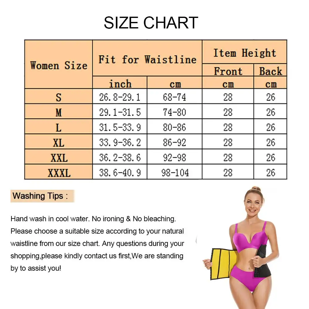 Velssut Women Waist Trainer Sweat Band Waist Cincher Trimmer for Weight Loss Gridle Sauna Belt Slimming Body Shaper Corset Top
