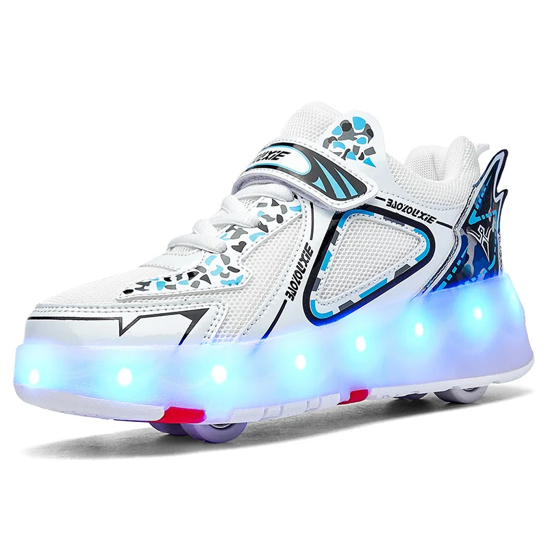 

Microfiber Roller Skates Skates Women Men Adult Skating Shoes with White PU Training