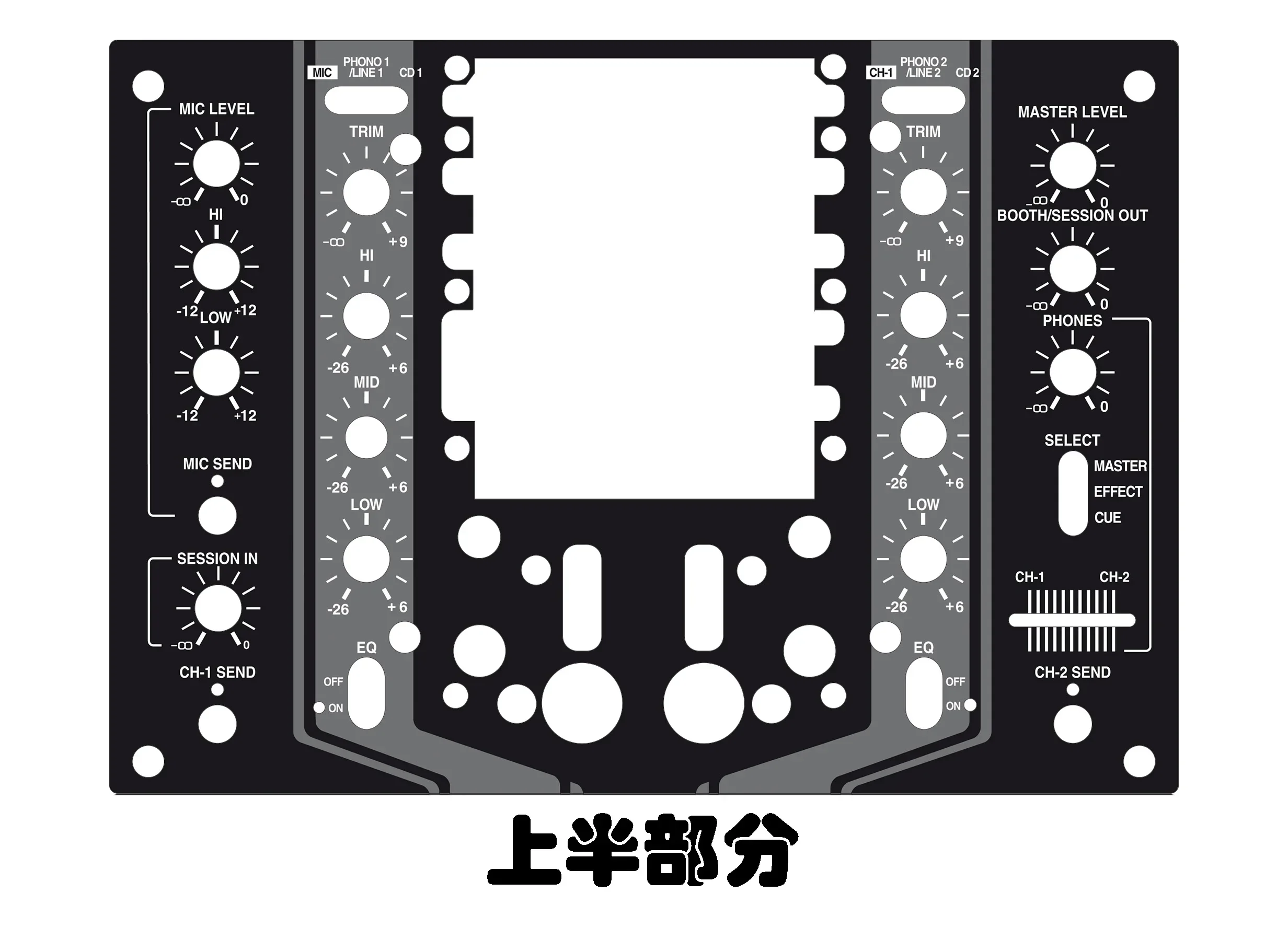 Защитная маска для панели микшера кожи DJM-909 персонализированная красочная