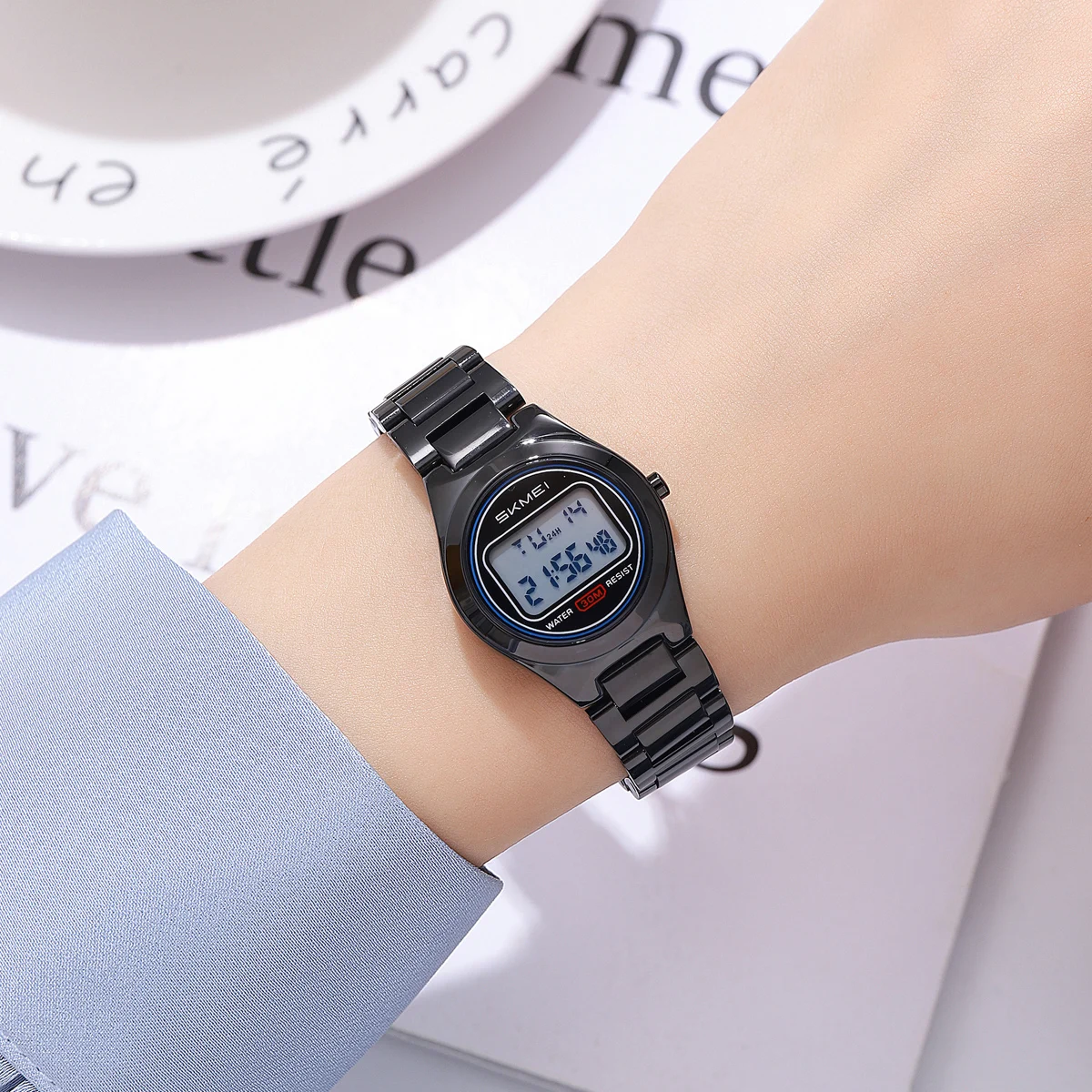 Skmei женские спортивные часы с хронографом стильная повседневная одежда