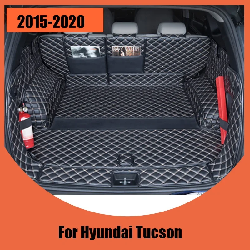 Коврики для багажника автомобиля hyundai tucson 2015 2016 2017 2018 2019 suv подкладка груза