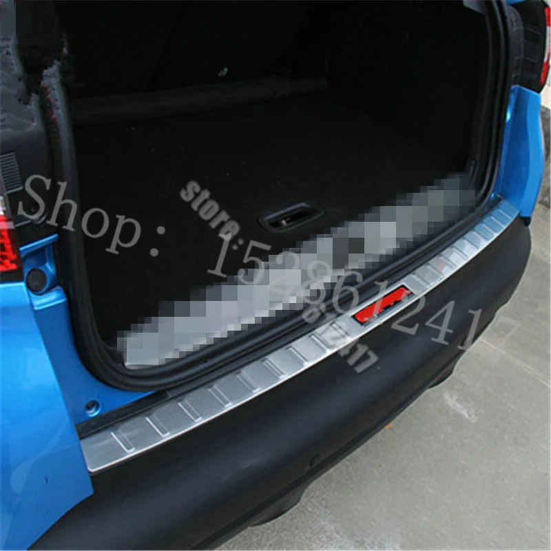 

Car accessories Stainless Steel Rear Bumper Protector Sill Trunk Tread Plate Trim rear for Renault Captur 2015-2018 Car-Styling