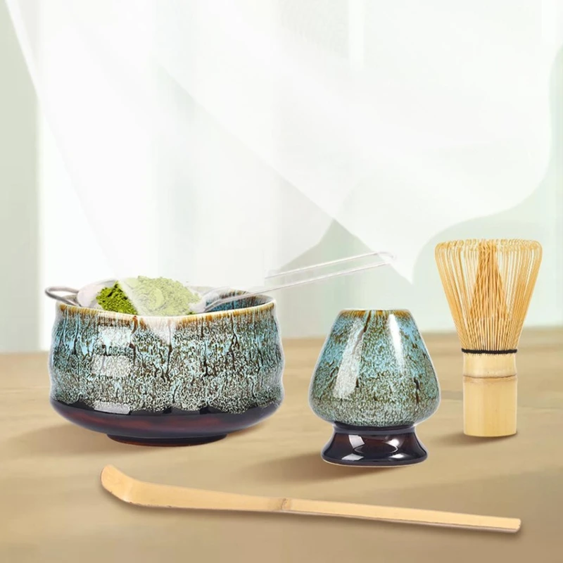 5 шт. домашний чайный сервиз ручной работы подставка для инструментов чаша матча