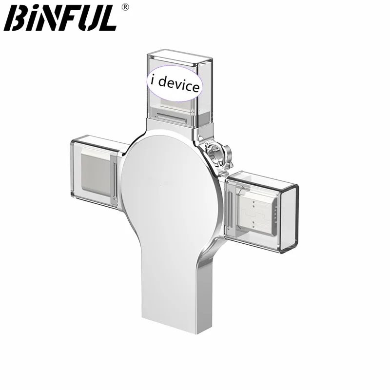 BINFUL Photo Stick 512GB 256GB 2 ТБ 1TB для флэш-накопителя iPhone 15/14/13/12pro /11Pro/6/7/8/XR/X iPad Android PC Mac