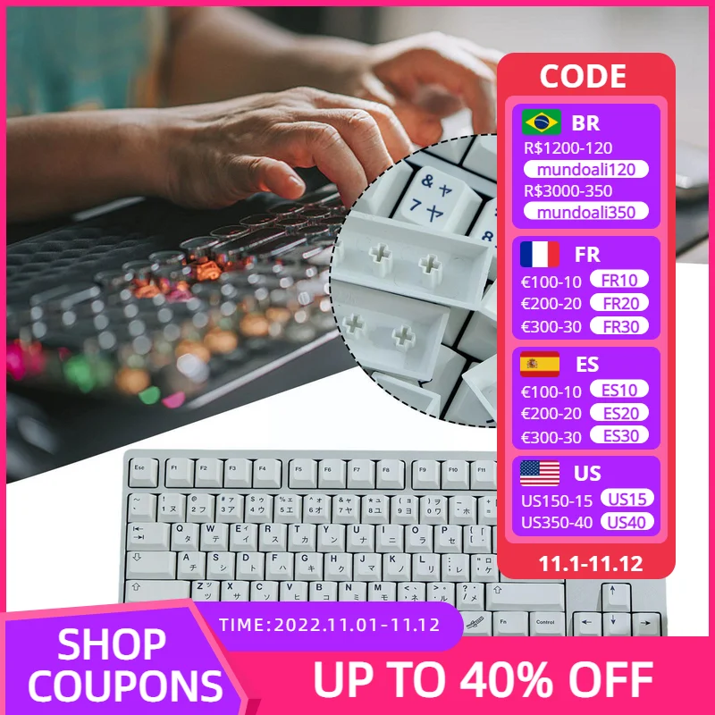 

162Keys PBT Keycap XDA Highly Profile Personalized For GMK Honor Key For Gaming Mechanical Keyboard for CHERRY MX Switch M5Z7