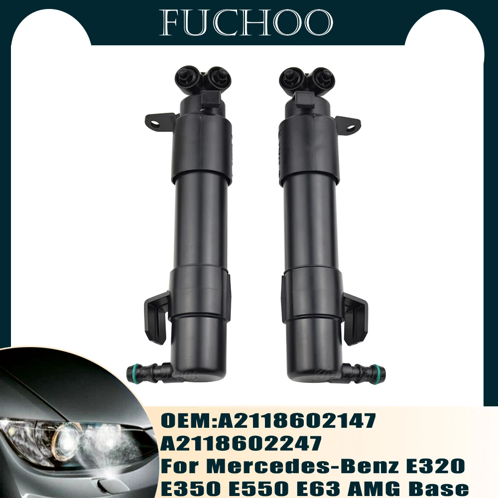 

Car styling For Mercedes-Benz E320 E350 E550 E63 AMG Front Left/Right Headlight Washer Nozzle Jet Actuator A2118602147