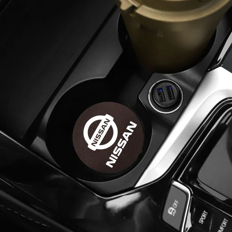 2 шт. Нескользящие подставки под стаканы с логотипом автомобиля коврик для защиты