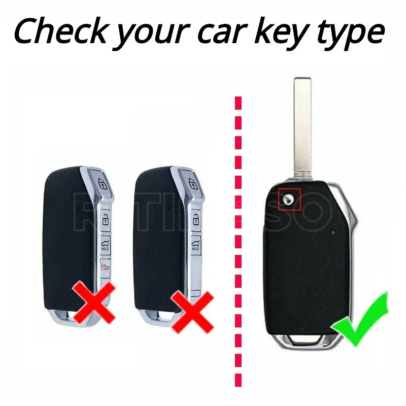 Фото 3 кнопки складной ТПУ Корпус брелок держатель для KIA Sportage R Stinger GT Sorento Ceed CD Cerato Forte 2018 2019 Автомобильный ключ №2