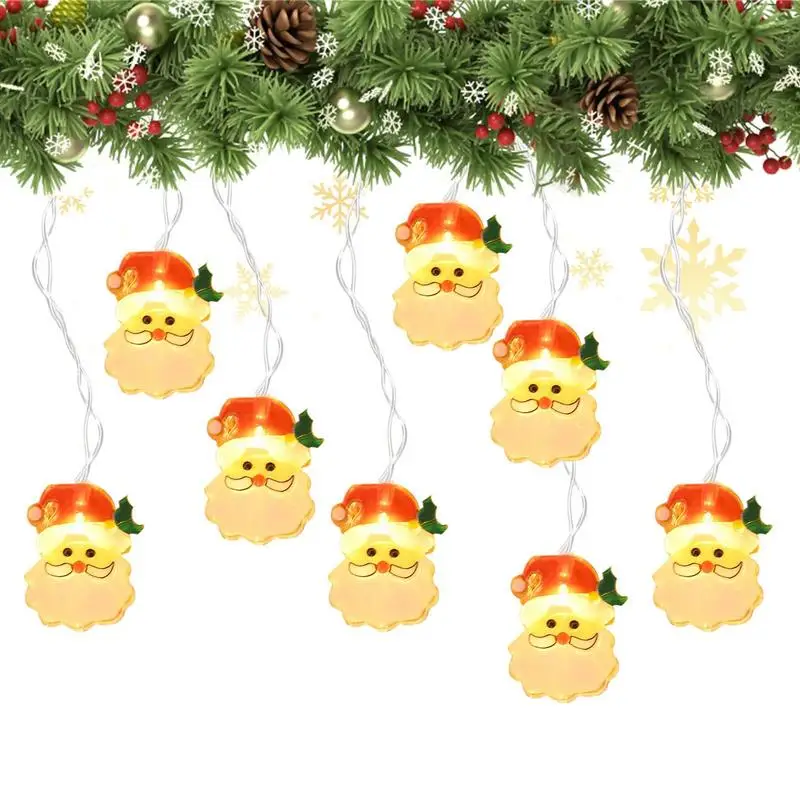 

СВЕТОДИОДНАЯ Гирлянда в виде Санта Клауса, 3 м, 20 светодиодов