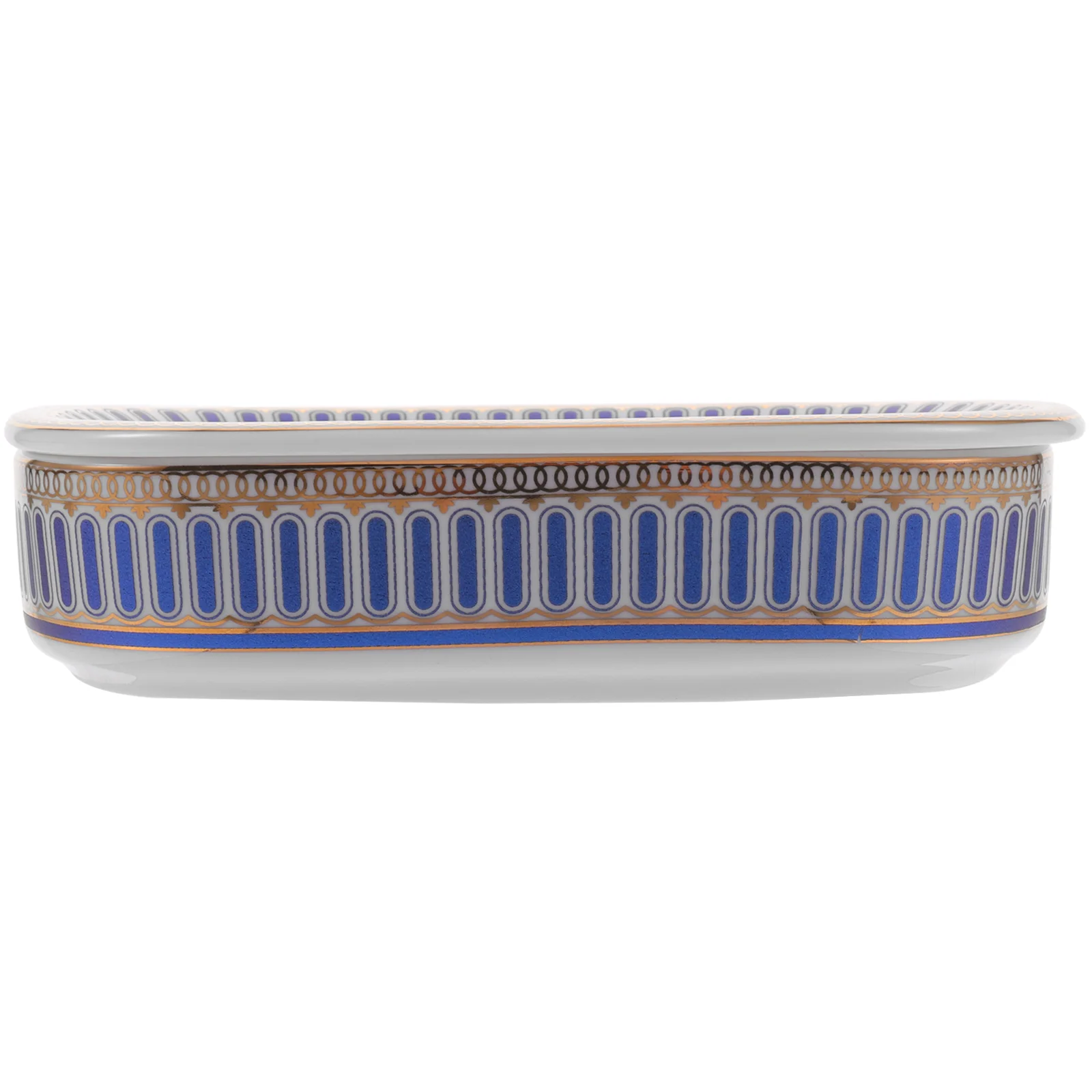 

Ceramic Court Style Soap Box Ceramic Cute Soap Tray Soap Dish Toilet Free Punching Soap Holder