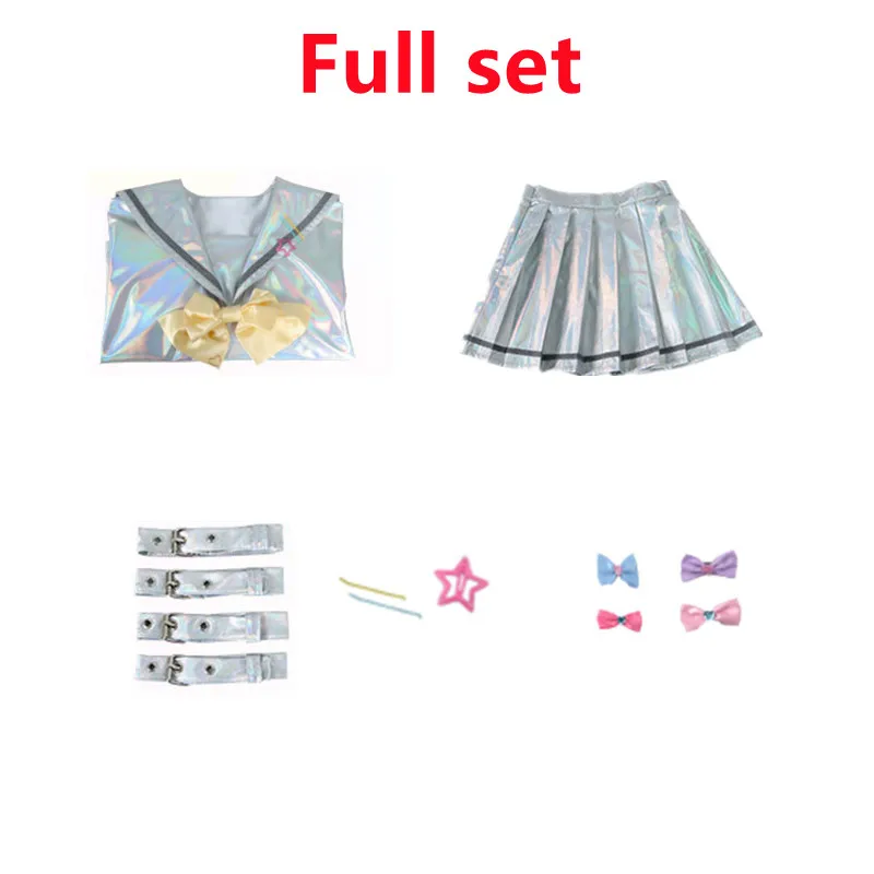Game NEEDY GIRL OVERDOSE KAngel Cosplay Costume Lolita Girls Sailor Suit Uniform Dress Halloween Carnival Anime Clothes