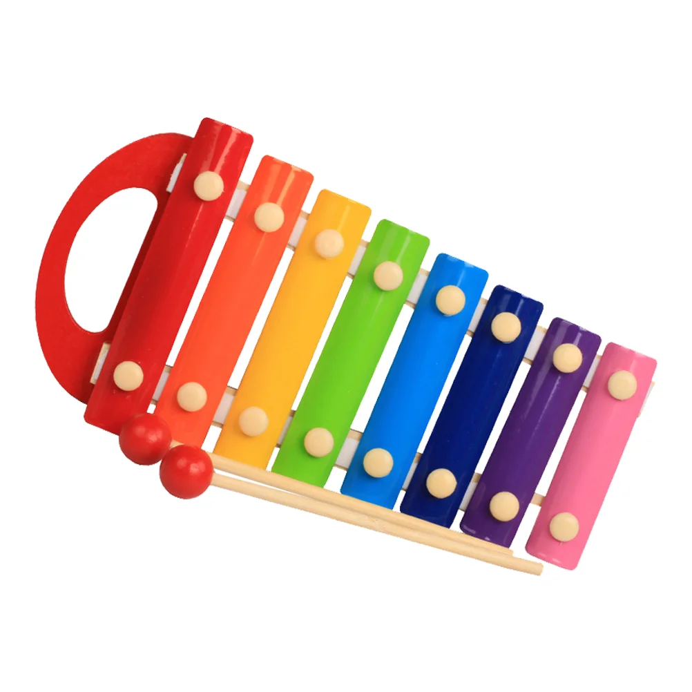 

Toy Xylophone Percussion Year Oldtoys Birthday Wooden Present Musical 1St Kids Knocking Piano Baby Montessori Creative Boywood