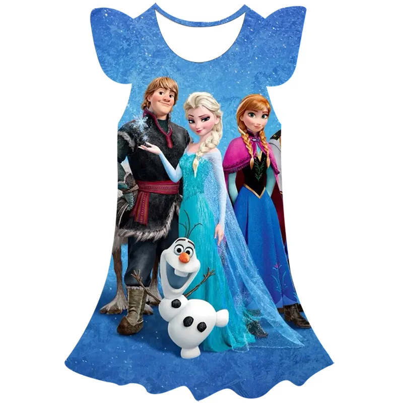 

Платье принцессы Эльзы, платье для девочек, детское платье для косплея, вечернее платье, Детский костюм принцессы на день рождения, 2023