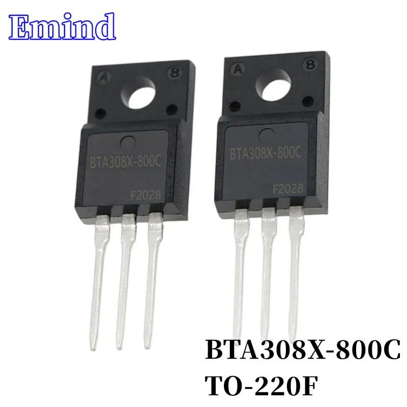 

5 шт. BTA308X-800C BTA308X Тиристоры, пластикопосылка упаковка 8A/800V DIP Triac, большой чип