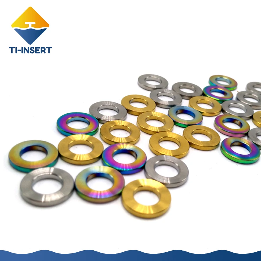 Плоские шайбы из титанового сплава TC4 устойчивые к коррозии крепежи E014
