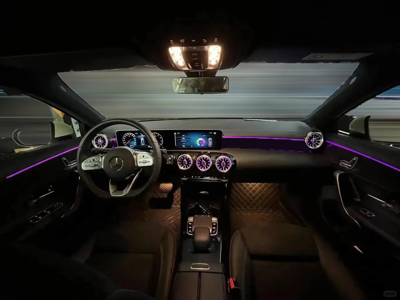 Для Mercedes-Benz W205 X253 W177 W118 W247 W117 W156 W176 W246 Атмосферная лампа RGB Symphony Автомобильное