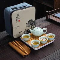 China Traditional Art Teaware Sets Ceramic Teapot One Pot Four/Six Cups Kung Fu Teapots Travel Cup Set Teaset Chinese Tea Set