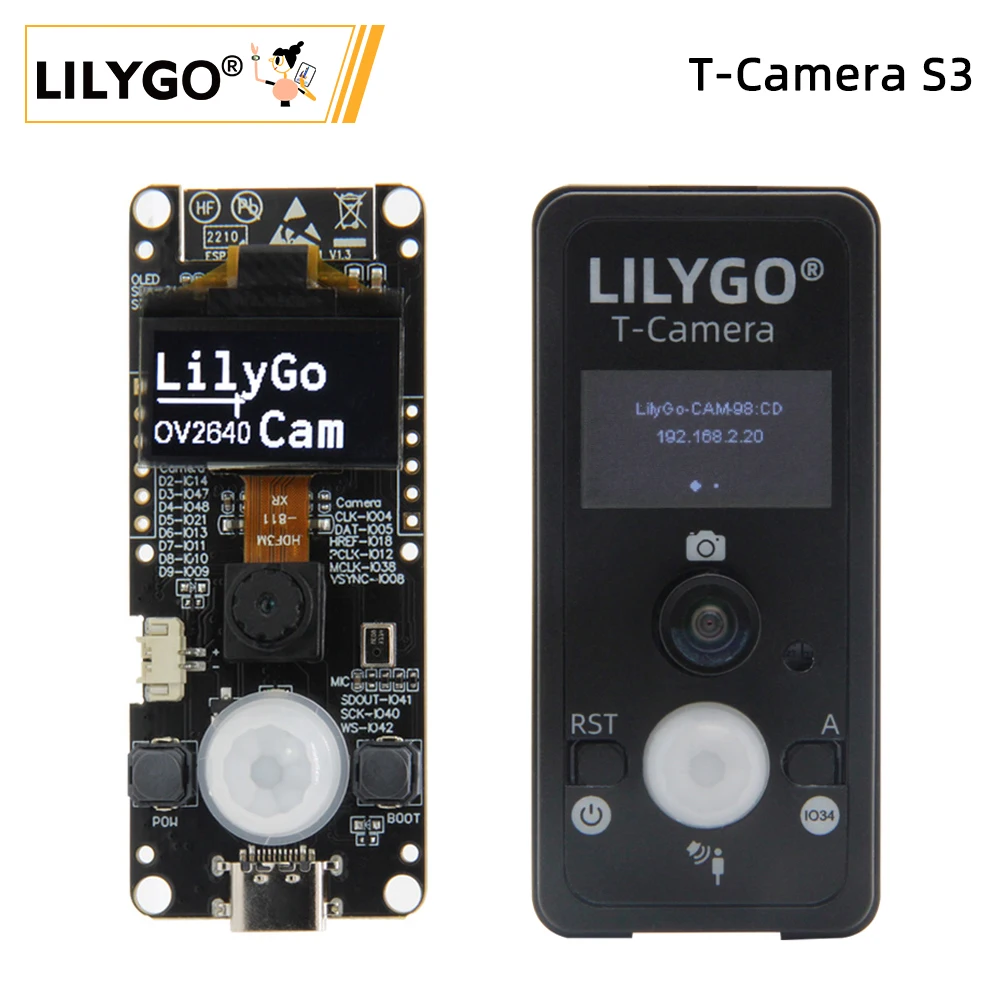 

LILYGO® T-Camera S3 HD камера 2 мегапикселя