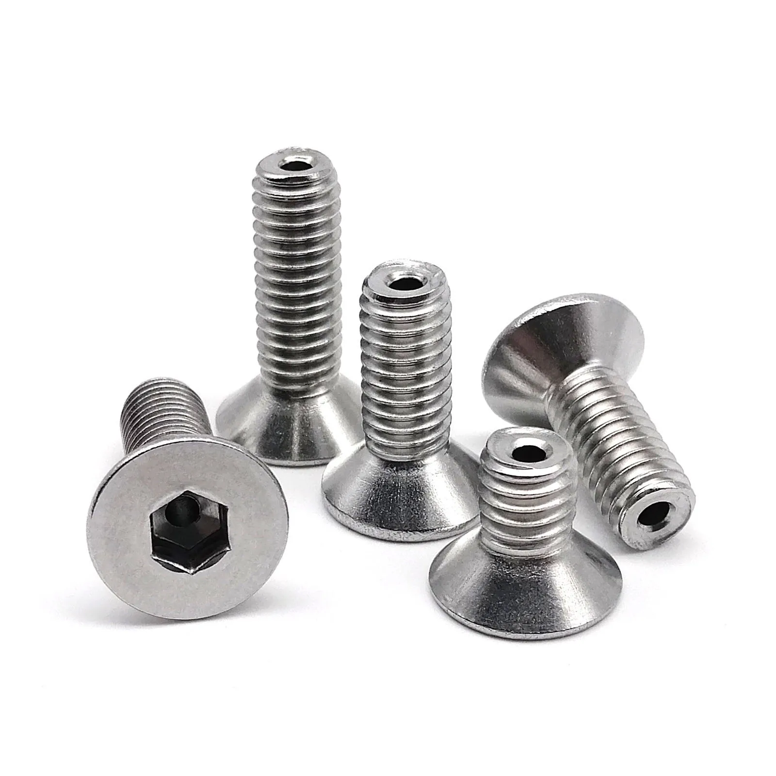 

M3 M4 M5 M6 304 A2 Stainless Steel Hollow Hole Through Air-out Pass Allen Hexagon Hex Socket Flat Countersunk Head Screw Bolt