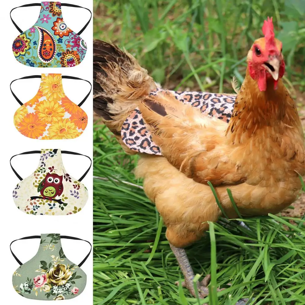 

Wearable Hen Chicken Saddle Printed Pattern Breathable Farm Animal Hen Chicken Saddle Chicken Saddle Chicken Vest