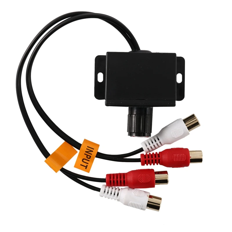 Автомобильный домашний усилитель звука бас RCA регулятор уровня усиления