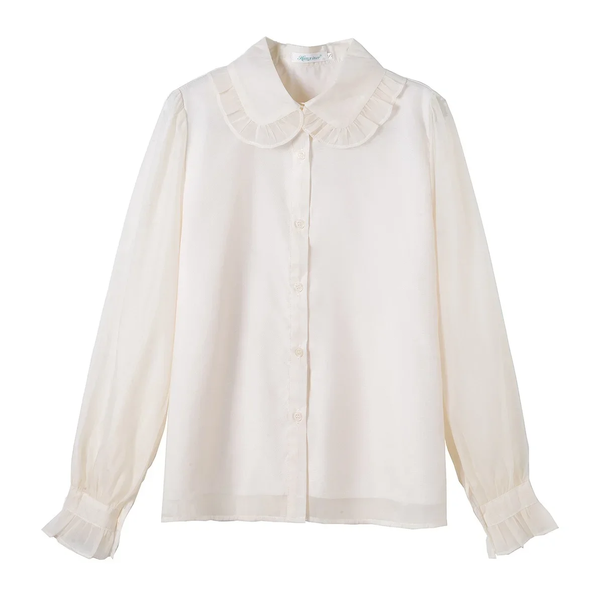 Женская осенняя новая профессиональная рубашка с длинным рукавом элегантный топ